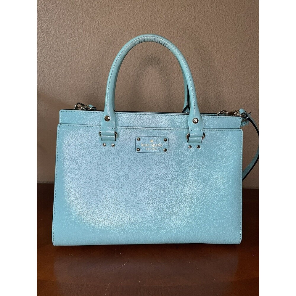 Kate Spade Wellesley Turquoise Durham Leather Bag